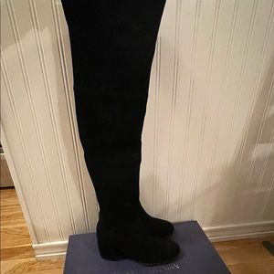 SOLD! Stuart Weitzman Tieland Suede OTK Boots
